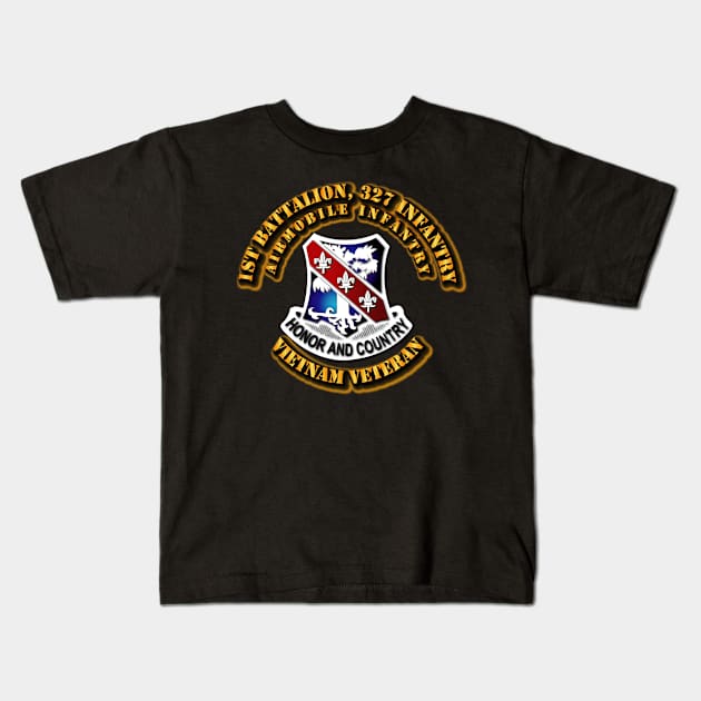 1st Battalion, 327 Infantry (Airmobile Infantry) without SVC Ribbon Kids T-Shirt by twix123844